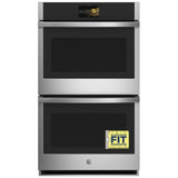 GE Profile PTD7000SNSS Double Wall Oven, 30 inch Exterior Width, True Convection (Both Ovens), Both Ovens Self Clean, 10 cu. ft. Capacity, Temperature Probe, Wifi Enabled, Air Fry, Stainless Steel colour