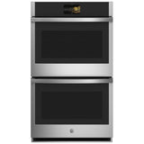 GE Profile PTD7000SNSS Double Wall Oven, 30 inch Exterior Width, True Convection (Both Ovens), Both Ovens Self Clean, 10 cu. ft. Capacity, Temperature Probe, Wifi Enabled, Air Fry, Stainless Steel colour