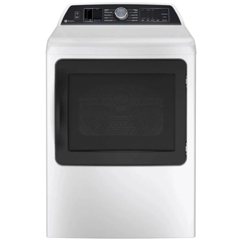 GE Profile PTD70EBMTWS Electric Dryer, 7.3 cu. ft. Dryer Capacity, 11 Dry Cycles, Steam Clean, 5 Temperature Settings, Vented, Wifi Enabled, White colour