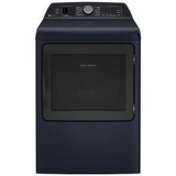 GE Profile PTD90EBMTRS Electric Dryer, 7.3 cu. ft. Dryer Capacity, 12 Dry Cycles, Steam Clean, 5 Temperature Settings, Vented, Wifi Enabled, Sapphire Blue colour