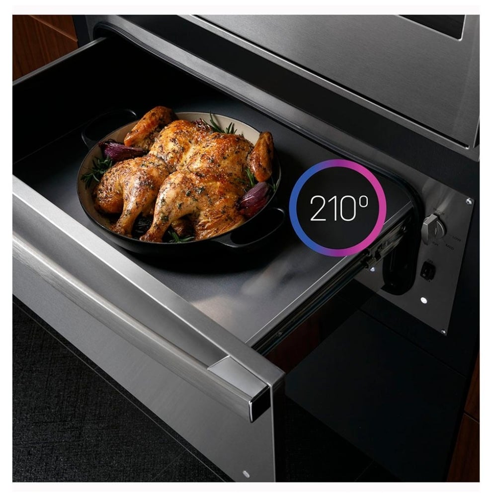 GE Profile PTW9000SPSS Warmer Drawer | 30 inch, Variable Temperature Control, Humidity Control