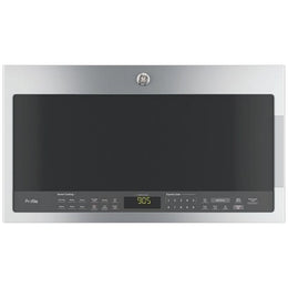 GE Profile PVM2188SJC Over the Range Microwave, 30 inch Exterior Width, 2.1 cu. ft. Capacity, 400 CFM, 1,050 W Watts, Incandescent , Stainless Steel colour
