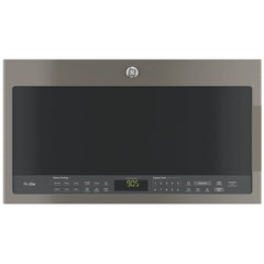 GE Profile PVM2188SLJC Over the Range Microwave, 30 inch Exterior Width, 2.1 cu. ft. Capacity, 400 CFM, 1,050 W Watts, Incandescent , Slate colour