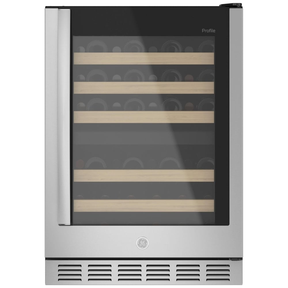 GE Profile PWS06DSPSS Wine Cooler, 24 inch Width, 44 Wine Bottle Capacity, Stainless Steel colour Dual Zone