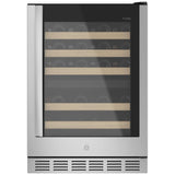 GE Profile PWS06DSPSS Wine Cooler, 24 inch Width, 44 Wine Bottle Capacity, Stainless Steel colour Dual Zone
