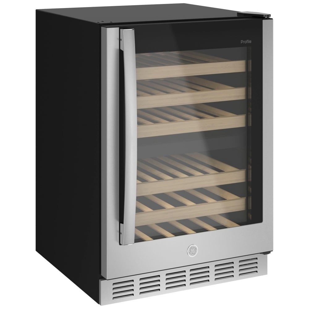 GE Profile PWS06DSPSS Wine Cooler, 24 inch Width, 44 Wine Bottle Capacity, Stainless Steel colour Dual Zone