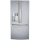 GE Profile PYE18HYRCFS French Door Refrigerator front view