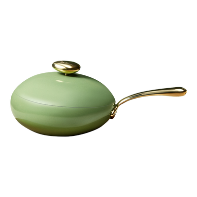 VE03802 32CM CAST ALUMINUM WOK WITH LID