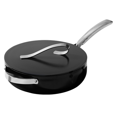 FREE RIBBON SERIES-26CM CAST ALUMINUM FRY PAN WITH LID