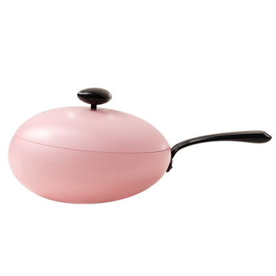 VE03804 32CM CAST ALUMINUM WOK WITH LID