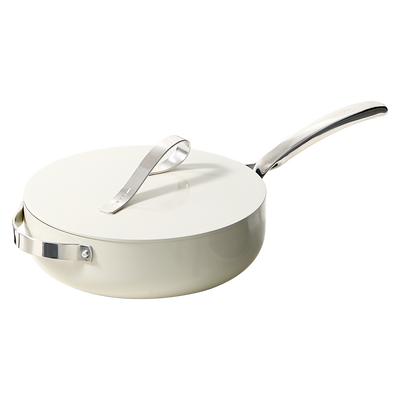 FREE RIBBON SERIES-26CM CAST ALUMINUM FRY PAN WITH LID