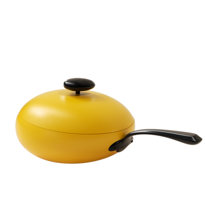 VE03805 32CM CAST ALUMINUM WOK WITH LID