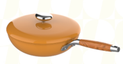 Velosan VP-1TCG04-7F30 32CM Enamel Non-stick Fry Wok