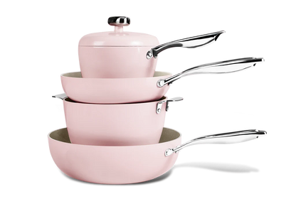 Velosan Pebble Series 8Pcs Nonstick Cookware Set