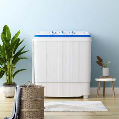 Costway 17" Portable Automatic Laundry Washing Machine with Drain Pump