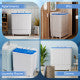 Costway 17" Portable Automatic Laundry Washing Machine with Drain Pump