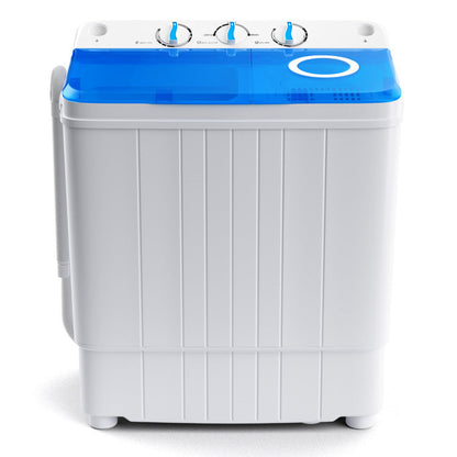 Costway 17" Portable Automatic Laundry Washing Machine with Drain Pump