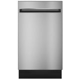 Haier QDT125SSLSS 18" Dishwasher ADA compliant 47 dB Decibel Level, Fully Integrated, Stainless Interior, 3 Wash Cycles, 8 Capacity Place Settings, Hard Food Disposal, 2 Loading Racks, Wifi Enabled, Stainless Steel colour