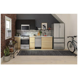 Haier QDT125SSLSS 18" Dishwasher ADA compliant 47 dB Decibel Level, Fully Integrated, Stainless Interior, 3 Wash Cycles, 8 Capacity Place Settings, Hard Food Disposal, 2 Loading Racks, Wifi Enabled, Stainless Steel colour