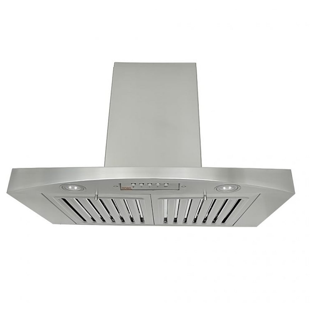 Kobe RA3836SQB-WM-1 Range Hood, 36 inch Exterior Width, Chimney, Wall Mounted, 680 / 750 CFM