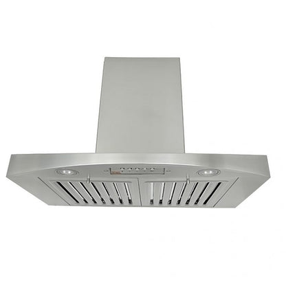 Kobe RA3836SQB-WM-1 Range Hood, 36 inch Exterior Width, Chimney, Wall Mounted, 680 / 750 CFM