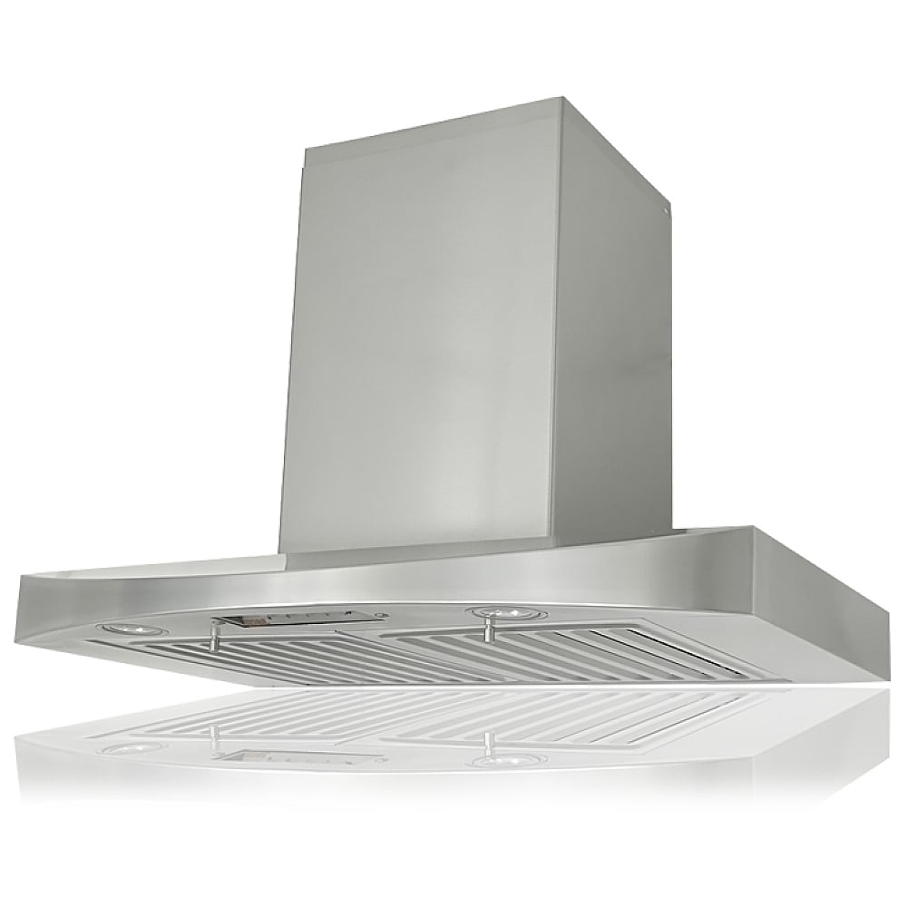 Kobe RA3836SQB-WM-1 Range Hood, 36 inch Exterior Width, Chimney, Wall Mounted, 680 / 750 CFM