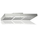 Kobe RAX2130SQB-2 Range Hood, 30 inch Exterior Width, Under-Cabinet, 3, 600 CFM