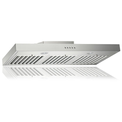 Kobe RAX2130SQB-2 Range Hood, 30 inch Exterior Width, Under-Cabinet, 3, 600 CFM