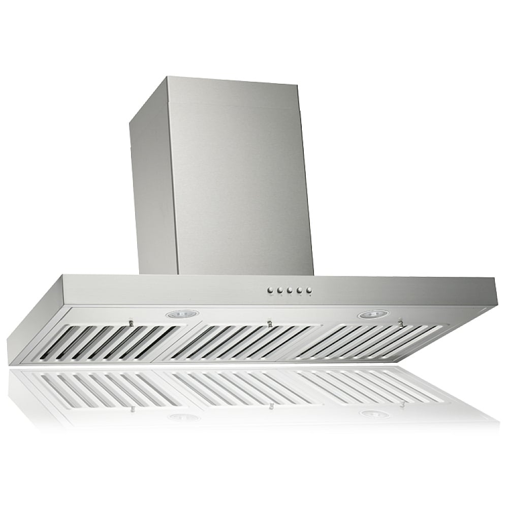 Kobe RAX2130SQB-WM-2 Range Hood, 30 inch Exterior Width, Chimney, 3, 600 CFM, 1.0 - 5.6, LED, Dishwasher Safe Filters, 3, Stainless Steel colour