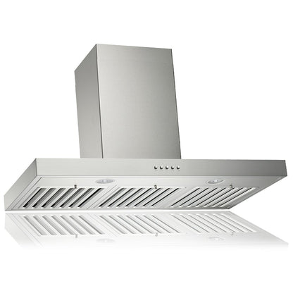Kobe RAX2130SQB-WM-2 Range Hood, 30 inch Exterior Width, Chimney, 3, 600 CFM, 1.0 - 5.6, LED, Dishwasher Safe Filters, 3, Stainless Steel colour