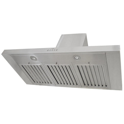 Kobe RAX2130SQB-WM-2 Range Hood, 30 inch Exterior Width, Chimney, 3, 600 CFM, 1.0 - 5.6, LED, Dishwasher Safe Filters, 3, Stainless Steel colour
