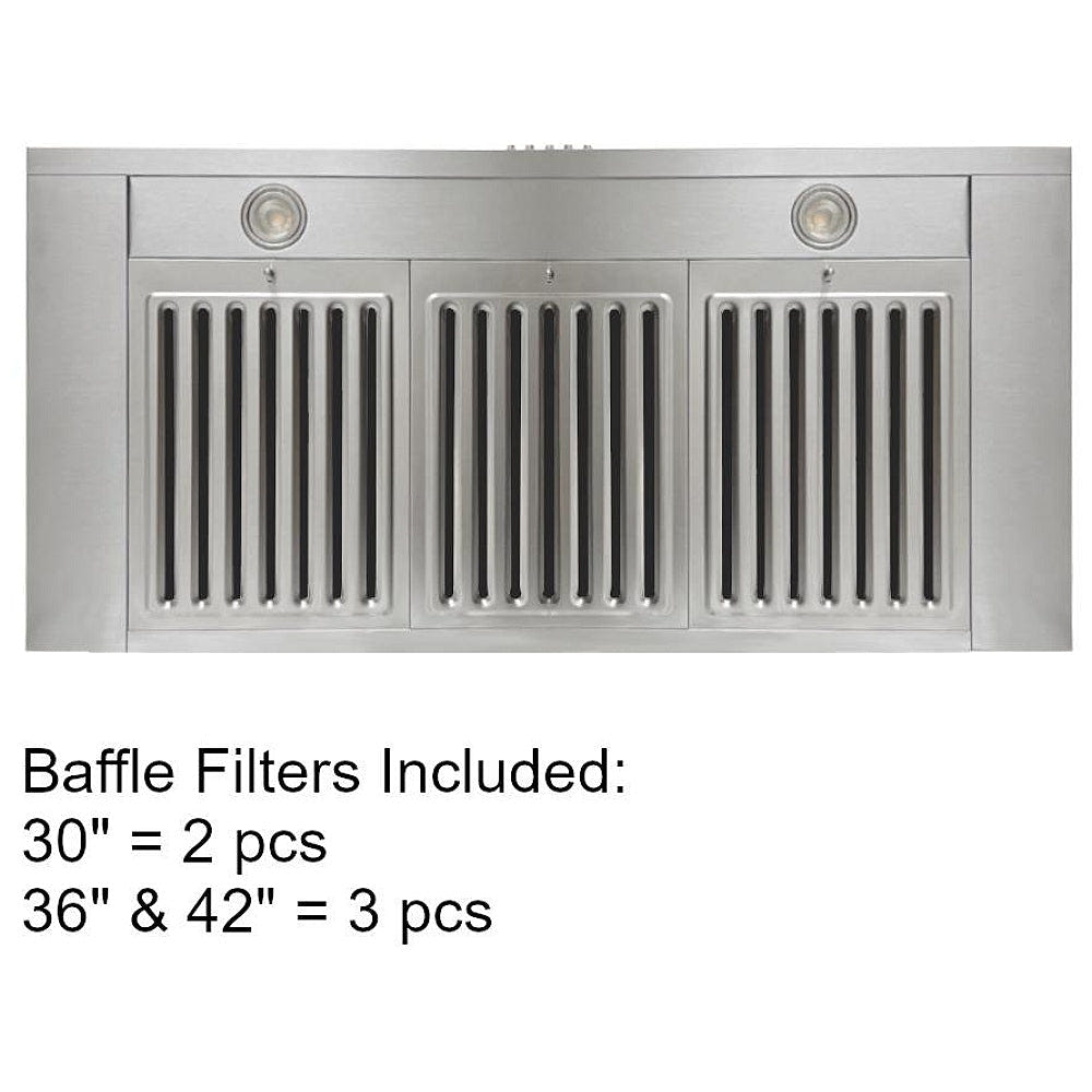 Kobe RAX2136SQB-WM-2 Range Hood, 36 inch Exterior Width, Chimney, 3, 600 CFM