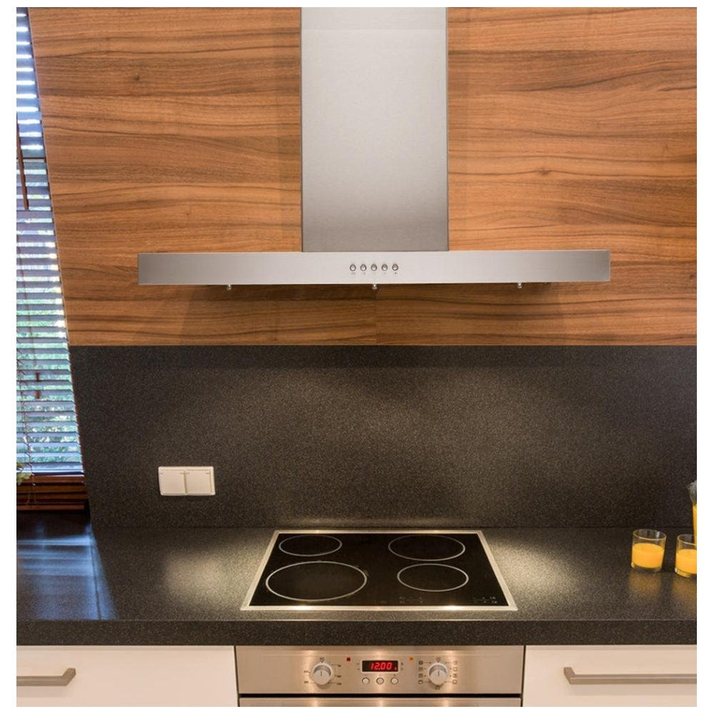 Kobe RAX2136SQB-WM-2 Range Hood, 36 inch Exterior Width, Chimney, 3, 600 CFM