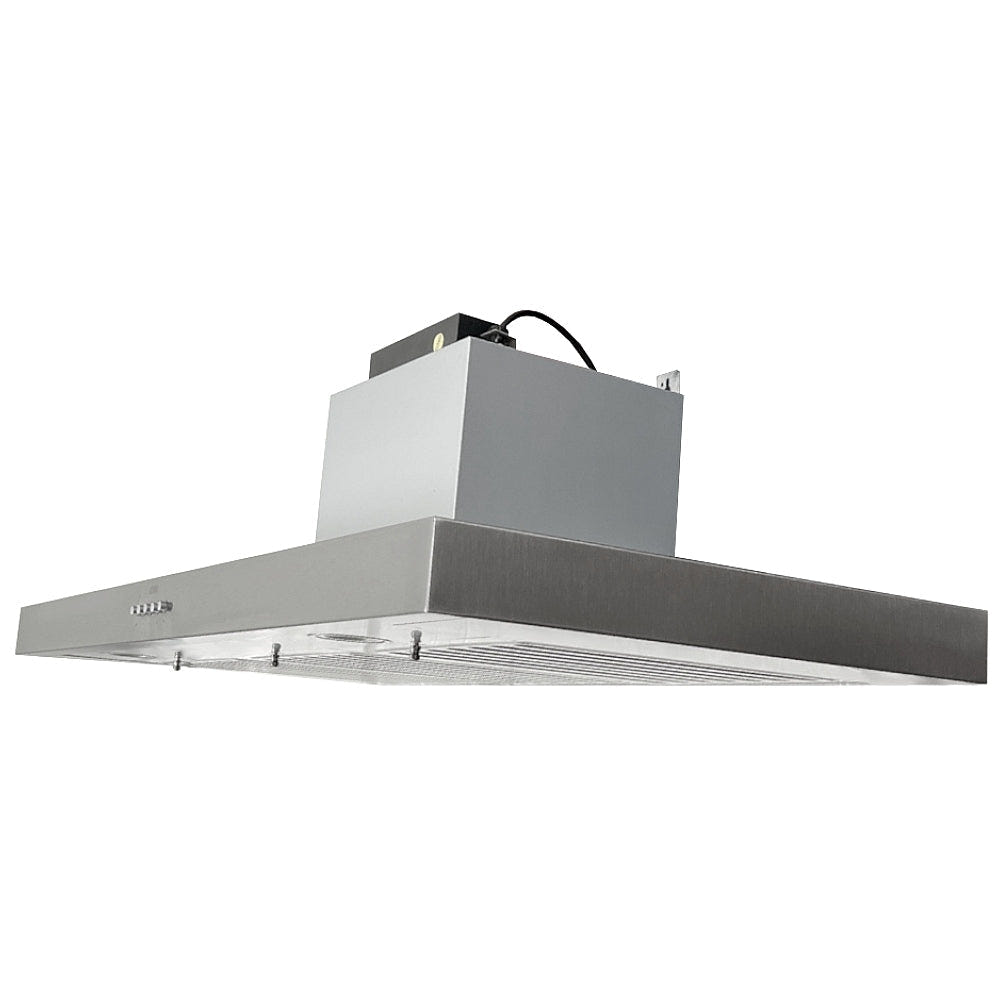 Kobe RAX2142SQB-2 Range Hood, 42 inch Exterior Width, Under-Cabinet, 3, 600 CFM, 1.0, LED, Dishwasher Safe Filters, 3, Stainless Steel colour