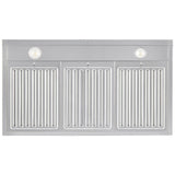 Kobe RAX2142SQB-2 Range Hood, 42 inch Exterior Width, Under-Cabinet, 3, 600 CFM, 1.0, LED, Dishwasher Safe Filters, 3, Stainless Steel colour