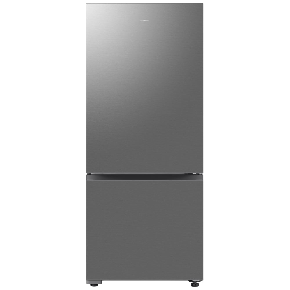 Samsung RB15DG6000SRAA Bottom Freezer Refrigerator, 28 inch Width, ENERGY STAR Certified, Ice Dispenser (Freezer Located), 15 cu. ft. Capacity, Stainless Steel colour