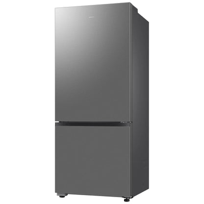Samsung RB15DG6000SRAA Bottom Freezer Refrigerator, 28 inch Width, ENERGY STAR Certified, Ice Dispenser (Freezer Located), 15 cu. ft. Capacity, Stainless Steel colour