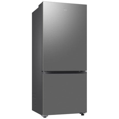 Samsung RB15DG6000SRAA Bottom Freezer Refrigerator, 28 inch Width, ENERGY STAR Certified, Ice Dispenser (Freezer Located), 15 cu. ft. Capacity, Stainless Steel colour