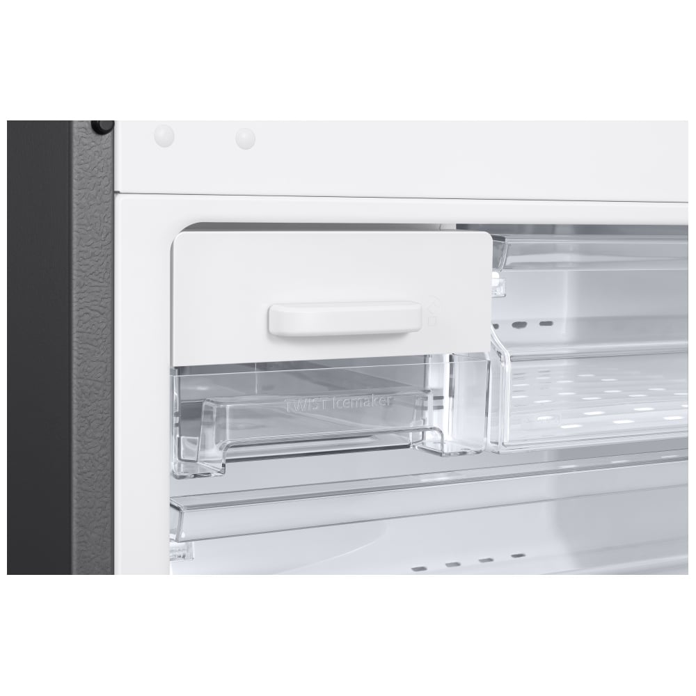 Samsung RB15DG6000SRAA Bottom Freezer Refrigerator, 28 inch Width, ENERGY STAR Certified, Ice Dispenser (Freezer Located), 15 cu. ft. Capacity, Stainless Steel colour