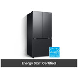 Samsung RF18A5101MT Counter Depth French Door Refrigerator, 33 inch Width, 18 cu. ft. Capacity, Counter Depth, Ice Dispenser (Freezer Located), ENERGY STAR Certified, Black Caviar Matt colour, Twin Cooling Plus™