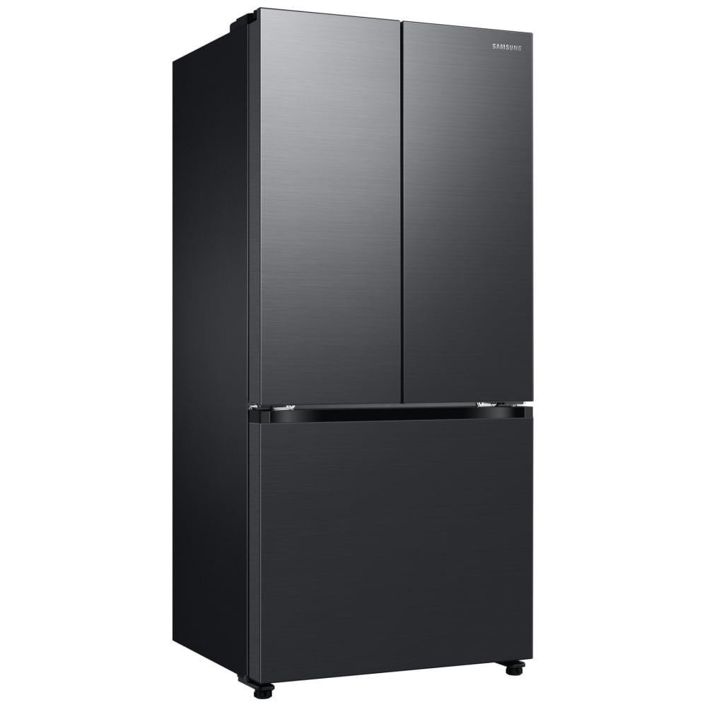 Samsung RF18A5101MT Counter Depth French Door Refrigerator, 33 inch Width, ENERGY STAR Certified, 18 cu. ft. Capacity, Counter Depth, Ice Dispenser (Freezer Located), Black Caviar Matt colour, Twin Cooling Plus™