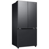 Samsung RF18A5101MT Counter Depth French Door Refrigerator, 33 inch Width, 18 cu. ft. Capacity, Counter Depth, Ice Dispenser (Freezer Located), ENERGY STAR Certified, Black Caviar Matt colour, Twin Cooling Plus™