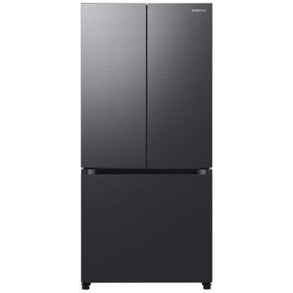 Samsung RF18A5101MT Counter Depth French Door Refrigerator, 33 inch Width, ENERGY STAR Certified, 18 cu. ft. Capacity, Counter Depth, Ice Dispenser (Freezer Located), Black Caviar Matt colour, Twin Cooling Plus™