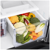 Samsung RF18A5101MT Counter Depth French Door Refrigerator, 33 inch Width, 18 cu. ft. Capacity, Counter Depth, Ice Dispenser (Freezer Located), ENERGY STAR Certified, Black Caviar Matt colour