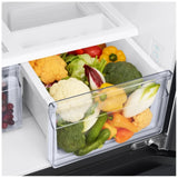 Samsung RF18A5101MT Counter Depth French Door Refrigerator, 33 inch Width, 18 cu. ft. Capacity, Counter Depth, Ice Dispenser (Freezer Located), ENERGY STAR Certified, Black Caviar Matt colour, Twin Cooling Plus™
