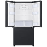 Samsung RF18A5101MT Counter Depth French Door Refrigerator, 33 inch Width, 18 cu. ft. Capacity, Counter Depth, Ice Dispenser (Freezer Located), ENERGY STAR Certified, Black Caviar Matt colour, Twin Cooling Plus™
