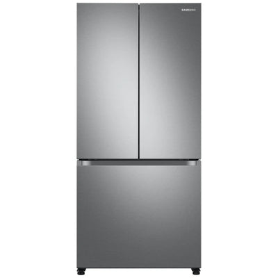 Samsung RF18A5101SR - RF18A5101SR/AA French Door Refrigerator, 33 inch Width, ENERGY STAR Certified, 18 cu. ft. Capacity, Counter Depth, Ice Dispenser (Freezer Located), Stainless Steel colour