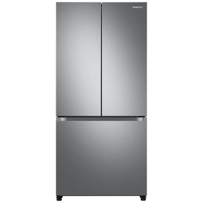 Samsung RF18A5101SR - RF18A5101SR/AA French Door Refrigerator, 33 inch Width, ENERGY STAR Certified, 18 cu. ft. Capacity, Counter Depth, Ice Dispenser (Freezer Located), Stainless Steel colour