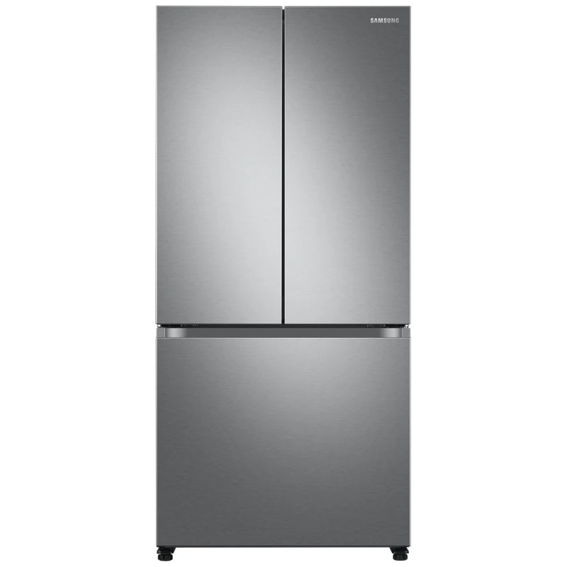 Samsung RF18A5101SR - RF18A5101SR/AA French Door Refrigerator, 33 inch Width, 18 cu. ft. Capacity, Counter Depth, Ice Dispenser (Freezer Located), ENERGY STAR Certified, Stainless Steel colour