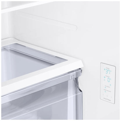Samsung RF18A5101SR - RF18A5101SR/AA French Door Refrigerator, 33 inch Width, ENERGY STAR Certified, 18 cu. ft. Capacity, Counter Depth, Ice Dispenser (Freezer Located), Stainless Steel colour